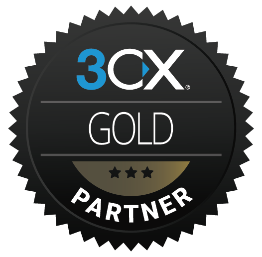 3CX Badge Gold